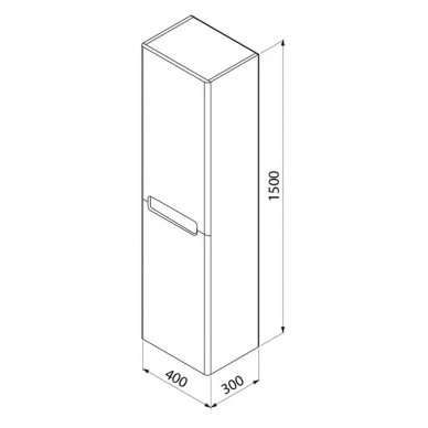 Пенал Iddis Edifice (40 см) (EDI40W0i97) белый 5