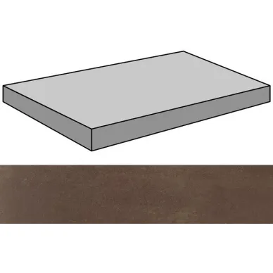 Microcement Brown Natural Gradone Ang 29.75x59.55 0