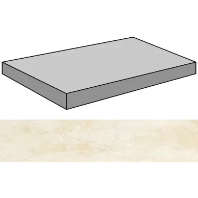 Patina White Lappato Gradone Rec Ang 44.63x89.46 0