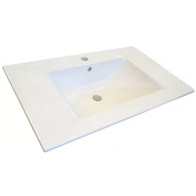Тумба для ванной Comforty Бонн 75 (75.5x50x52 см), дуб дымчатый 7