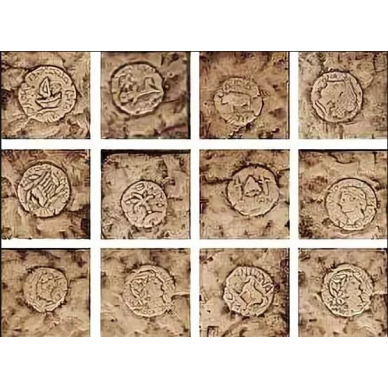 1000895 TOZZETTO MONETA (12 subjects) 5,5x5,5 0