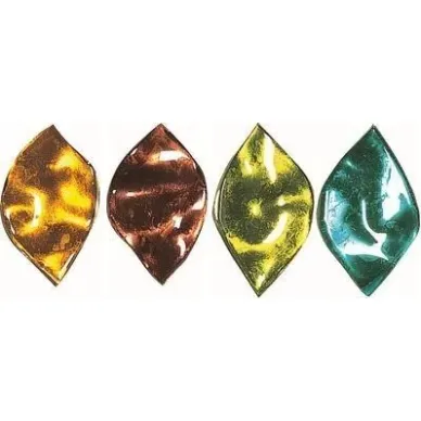 1009561 FOGLIA DORATA FASHION (4 COLORI) 3x5 0