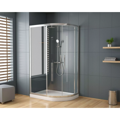 Душевой уголок Grossman Pragma (PR-120SL) 120x80x200 см, серебро, левый 7