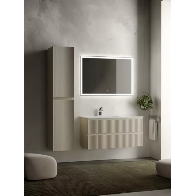 Тумба для ванной Sancos Snob R (SNR100LCE) (99.5 см) (под раковину с левой чашей) Beige Soft 6