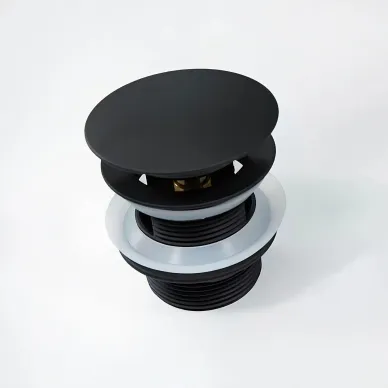 Донный клапан для раковины Vincea VDR0-4B черный матовый 0