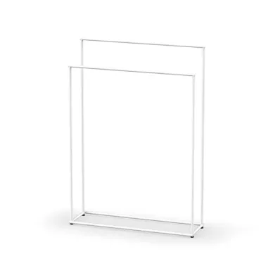 Decor Walther Mikado Полотенцедержатель 86см., напольный, двойной, цвет: белый матовый 0523050 0