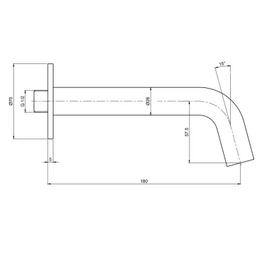 Душевая система AQUAme AQM8407MB с термостатом, черная 6