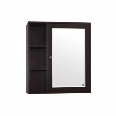 Зеркальный шкаф Style Line Кантри 75 (венге) (L) 0