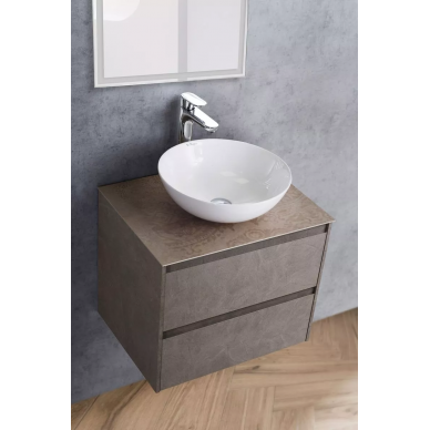 Комплект мебели для ванной Belbagno SET-KRAFT 60 (SET-KRAFT-600-PG-CDEC-BB344-LOY) Pietra Grigio 5