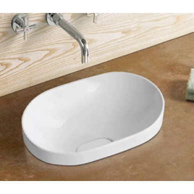 Раковина встраиваемая CeramaLux N (5006B) (59*40*19 см) белый 2