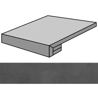Evolution Black Lappato Gradone Rec-60 59.55x59.55 0