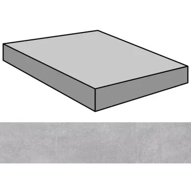 Microcement Grey Lappato Gradone Ang 59.55x59.55 0