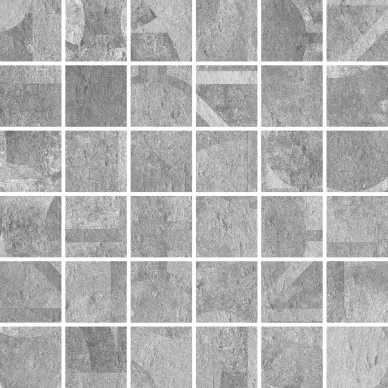 62167 Mosaico Vintage 4,7x4,7 Charcoal 30x30 0