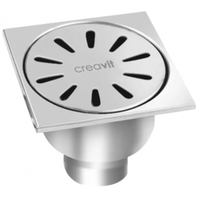 Трап для душа Creavit (FS116A) с вертикальным выпуском 0