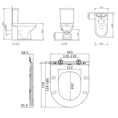 Комплект компакт AM.PM  Spirit (CK70DC) 5