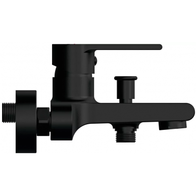 Смеситель для ванны Cersanit Brasko Black (63108) черный 6