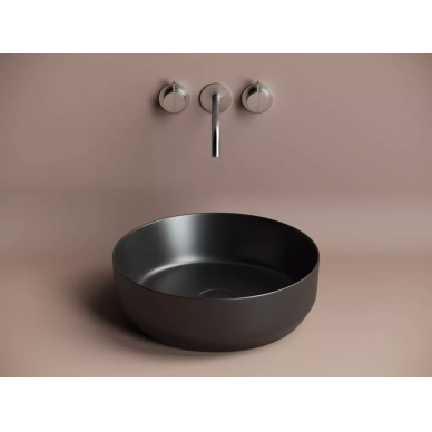Раковина накладная Ceramicanova Element (CN6022MB) 39 см, чёрный матовый 5