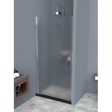 Душевая дверь BelBagno Uno (UNO-B-1-60-P-Cr) 60х185 см, профиль хром/стекло рифленое 2