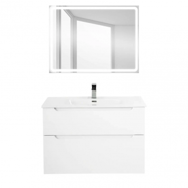 Тумба для ванной Belbagno Etna (ETNA-H60-1200-2C-SO-BL-P) 120 см, Bianco Lucido 3