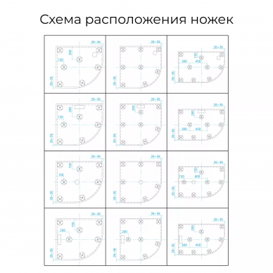 Поддон для душа RGW STone Tray ST/R-0099Be (16153099-03) 90х90х2,5 см, слоновая кость 3
