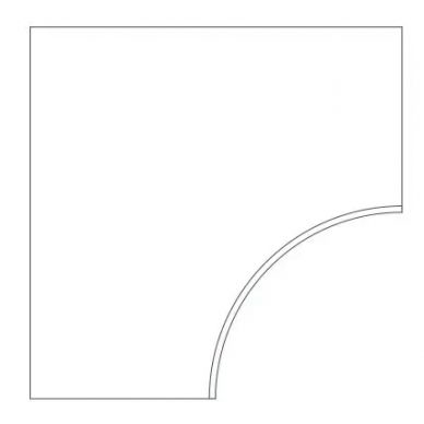 620090000927 Rinascente Grey Bordo Curvilineo Round LASTRA 20mm 60x60 0