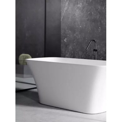 Ванна из литого мрамора Relax Design (SVASE LX01 opac) (159x69 см) (Luxolid) белая матовая 5