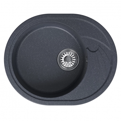 Мойка кухонная Mixline ML-GM17 (551945) антрацит 5