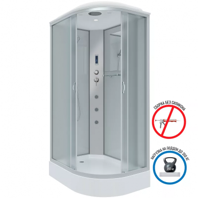 Душевая кабина Niagara Classic 120x80 L (NG-3312-14LF) с гидромассажем 8