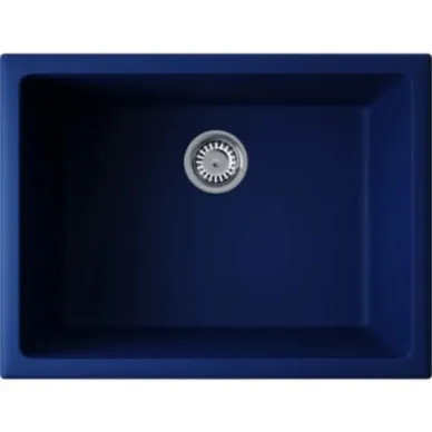 Мойка кухонная Omoikiri Okinoshima 61-U/I-IB Matt 4993049 46x61 см, indigo blue matt 1