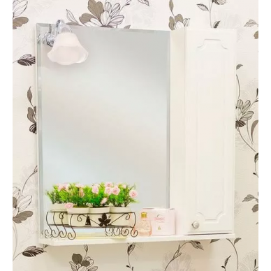 Зеркальный шкаф Sanflor Ксения 70 R (белый) 0