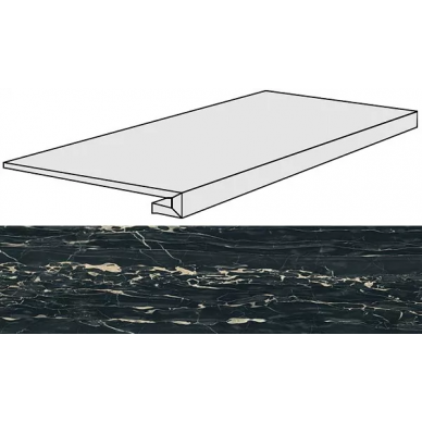750921 I Classici Portoro Gradino Glossy 33x120x3 0