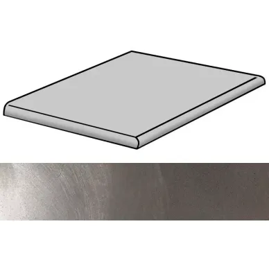 Inox Chrome Graffiato Ang 59.55x59.55 0