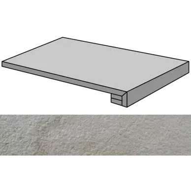 Neocountry Grey Bocciardato Gradone Rec-30 29.75x59.55 0