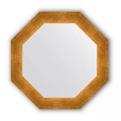 Зеркало Evoform Octagon (BY 3700) в багетной раме, травлёное золото (50,4х50,4 см) 0