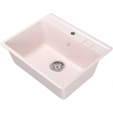 Мойка кухонная Mixline ML-GM15	(525104)	светло-розовый 5