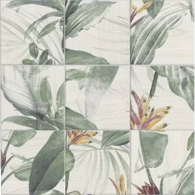 Decor Mural Spring Leaves 20x20 0