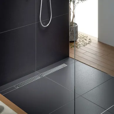 Душевой лоток Timo Drain System 700 DS230107/01 с вставкой lines, 75 см, сатин 2