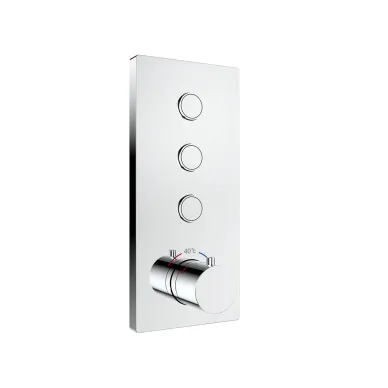 Душевая система Vincea Inspire VSFW-433TI5CH встраиваемая с термостатом и изливом, хром 6