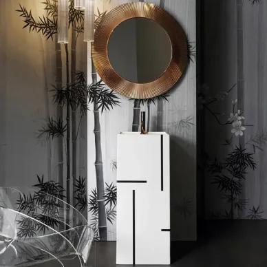 Laufen Kartell Зеркало круглое d=78см, настенное, без подсветки, цвет: медь 3.8633.1.089.000.1 8