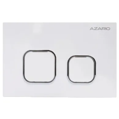 Смывная клавиша Azario New-TS AZ-ABS-002-W механическая, белая 0