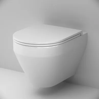 Унитаз подвесной Am.Pm Spirit V2.0 C701900SC безободковый, с микролифтом, белый 1