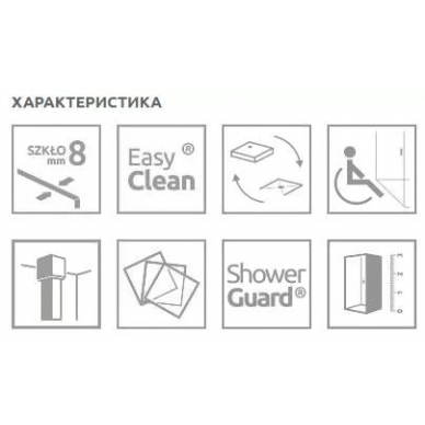 Душевая шторка Radaway Modo New (389054-01-01) (50 см) 1