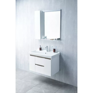 Тумба для ванной Aquaton Рене 80 (1A258601NRC80) белый/грецкий орех 6