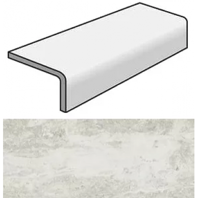 748336 Travertini White Elemento Elle Strutturato 20x40x6 0