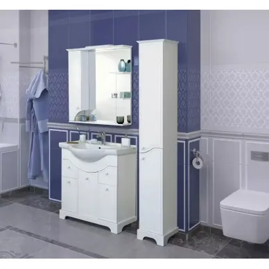 Шкаф - колонна Aquaton Элен R (1A228603EN01R) белый 5