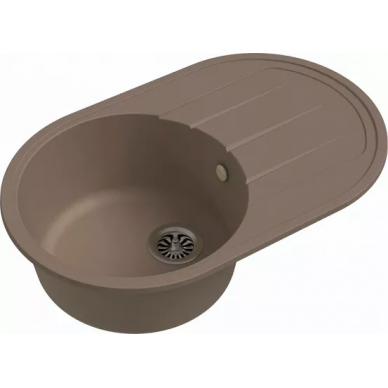 Мойка кухонная Ewigstein Elegant (E- R50F крем) крем 1