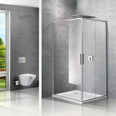 Душевой уголок Vincea Slim (VSS-2SL8010CL-L) 100x80х195 см, левый 5