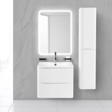Тумба для ванной BelBagno Acqua (ACQUA-600-2C-SO-BL) 60 см, Bianco Lucido 3