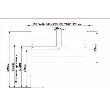 Тумба для ванной Sanvit Кубэ-2 (75 см) (палитра цветов) 6