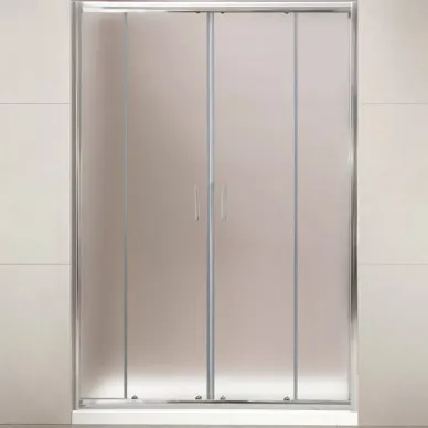 Душевая дверь BelBagno Uno (UNO-195-BF-2-180-P-Cr) 180x195 см, стекло рифленое/профиль хром 0